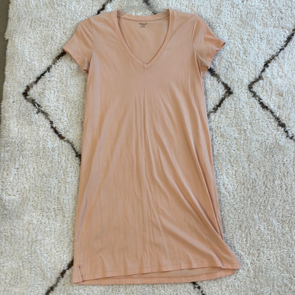Madewell V-Neck Shirt Dress